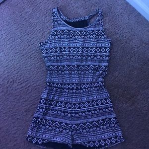 patterned romper